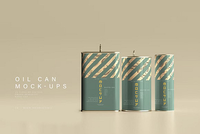 Oil Can Mockups automotive can bottles box label gasoline liquid metal mockup oil oil can mockups olive oil olive oil box olive oil packaging oliveoil packaging presentation product solvent thinner wine box wood