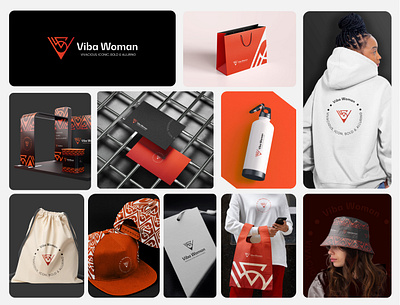 Brand Identity for VIBA WOMAN brand identity branding fashion fashion design graphic designer logo logo design logo mark logomark