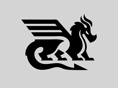 LOGO - DRAGON branding design dragon graphic design icon identity illustration logo marks symbol ui