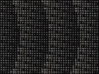 Wording through. aftereffects animation creative coding design graphic design logo motion graphics text animation