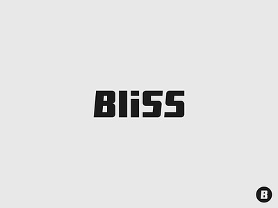 Bliss - Clothing Brand Logo businesslogo clothinglogo creativelogo flatlogo foodlogo iconlogo logomaker wordmarklogo