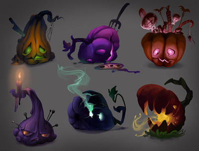 Halloween. Casual artist cartoon style casual charaster colors design design charaster game illustration