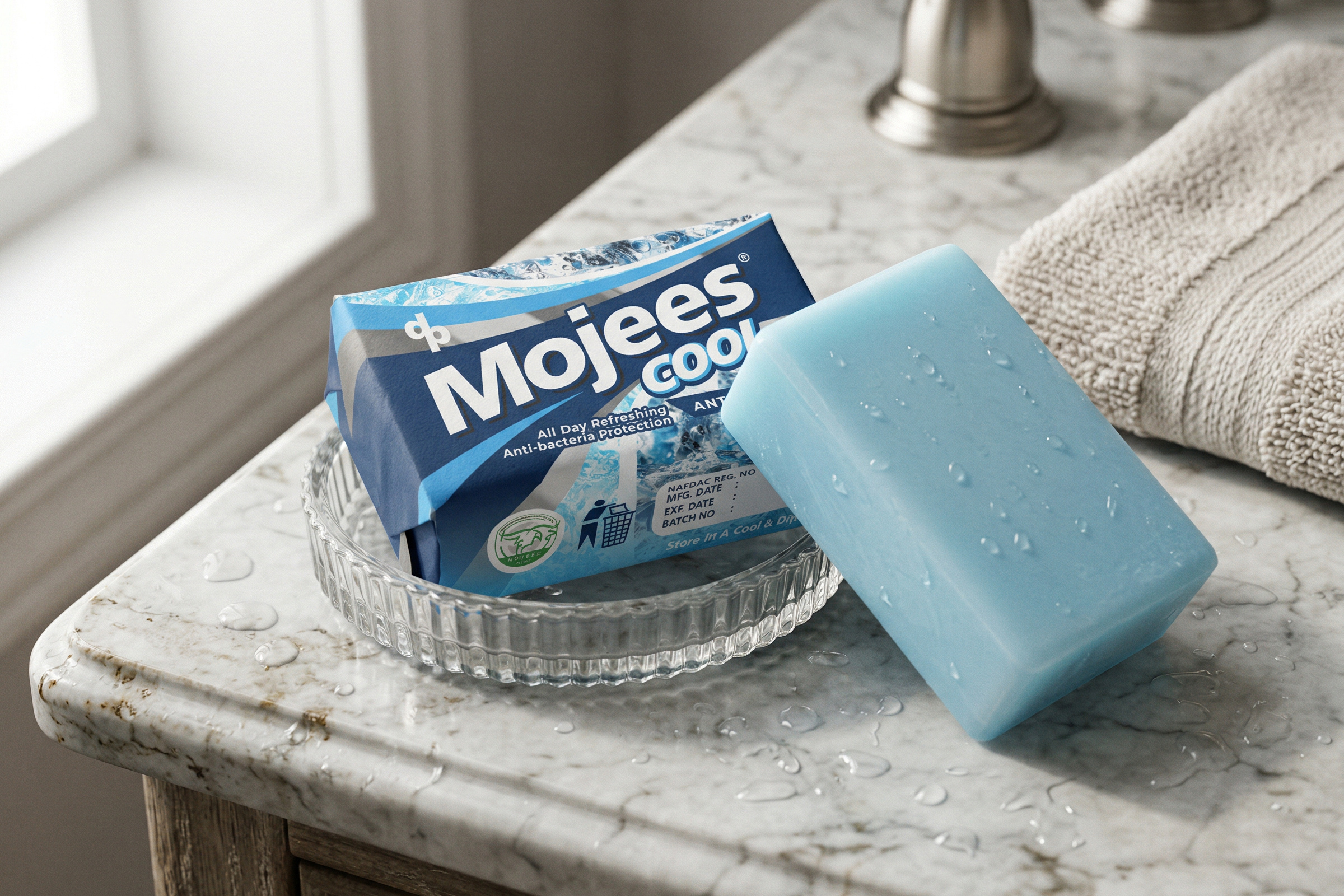 Modern Soap Packaging Design (Fresh & Clean Bar Soap Branding) antiseptic bar soap branding clean clean design creative design fresh design hygiene product illustration minimal packaging modern packaging packaging design product packaging professional retail packaging shower skincare packaging soap packaging