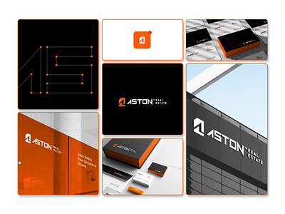 Aston Construction Real Estate Reality logo & Branding Design aletter logo aston real estate branding building logo construction bradning construction logo corporate logo creative logo graphic design logo logo design modern logo mr munna munpixel property branding property logo real estate real estate logo ui visual identity