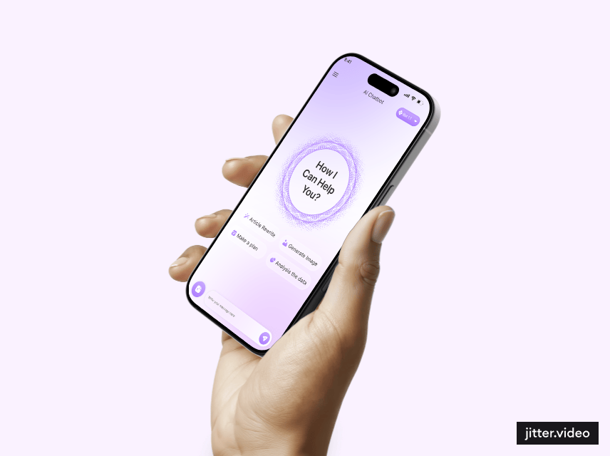 Ai Chatbot App Design ai app design apps apps design branding graphic design landing page design logo ui ui design ux design