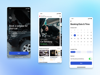 Service Drive Mobile App UI Design app design design mobile app mobile app design ui ui design ui designer ux ux design web design