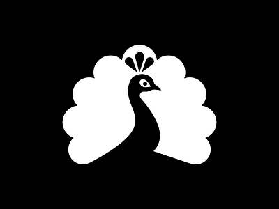 LOGO - PEACOCK animal branding design graphic design icon identity illustration logo marks peacock symbol ui