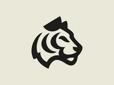 LOGO - TIGER branding design face graphic design icon identity illustration logo marks symbol tiger ui