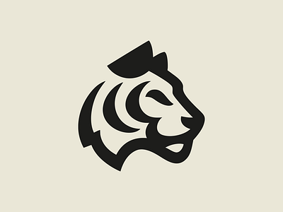 LOGO - TIGER branding design face graphic design icon identity illustration logo marks symbol tiger ui