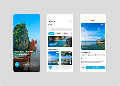 Explore the World with Style - Travel App UI Design app design design travel experience ui uiux design ux design