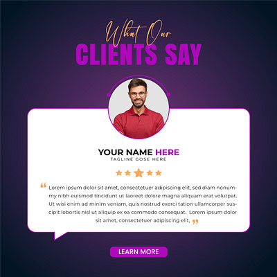 Client testimonial design client client feedback client testimonial design creative customer review graphic design modern name rating testimonial testimonial card testimonial design testimonial layout testimonial page testimonial section testimonial slider testimonial ui testimonial web design work