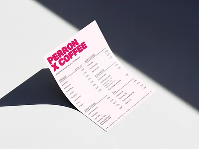 Café Menu Poster Design branding cafe cafedesign graphic design logo menu poster