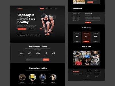 Fitness Landing Page fitness fitness landing page landing page