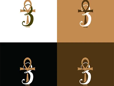 ankh Symbol branding design graphic design illustration logo symbol vector