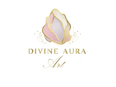DIVINE AURA Art Logo Design branding graphic design logo