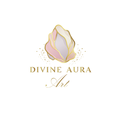 DIVINE AURA Art Logo Design branding graphic design logo