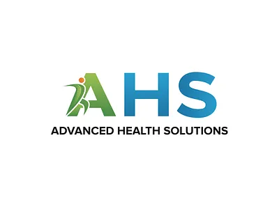 Advanced Health Solutions Logo Design branding graphic design logo