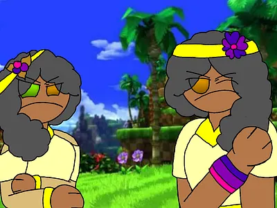 Enza and Enrique(anti Enza) character design