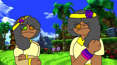 Enza and Enrique(anti Enza) character design