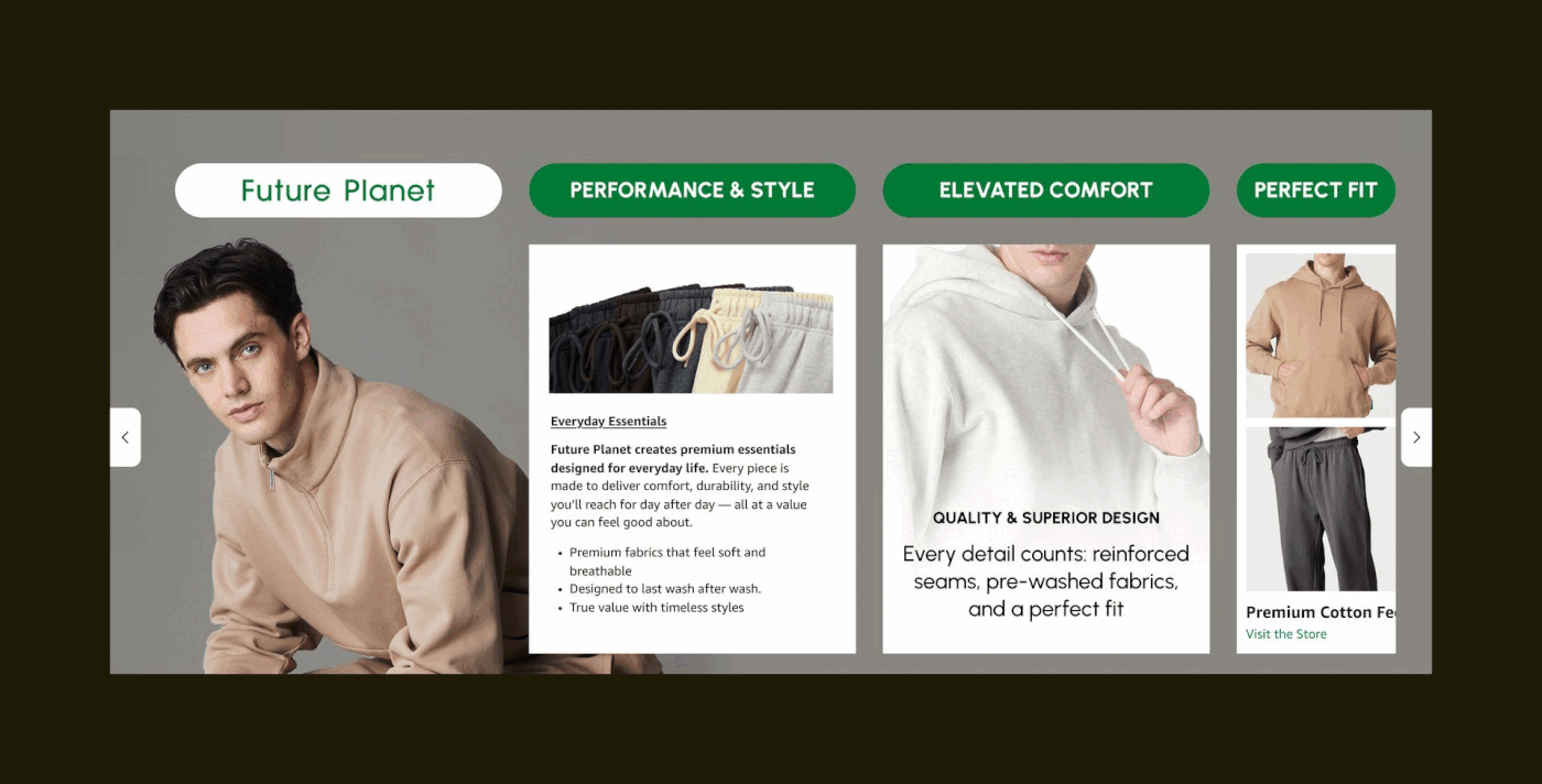Example of Amazon Brand Story