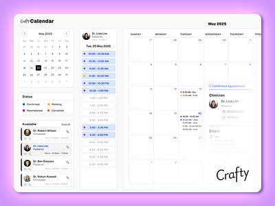 Calendar & Appointments - FileMaker Pro calendar custom software design system filemaker