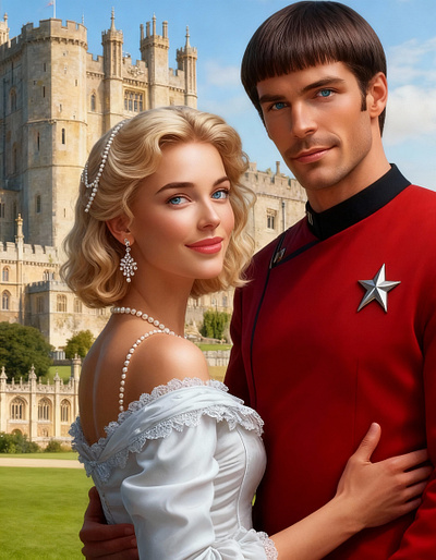 Star Trek Romance Characters character design graphic design historical romance regency star trek romance