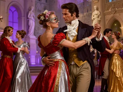 Tripping The Lights fantastic cover art work graphic design historical romance regency yuletide