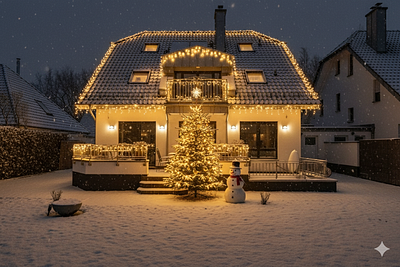 Winter Fairy tale - illumination ai assisted design