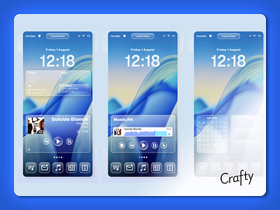 Liquid Glass Demo - FileMaker Pro custom software filemaker music player ui