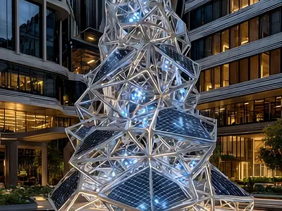 Art object Spruce 1 ai assisted design