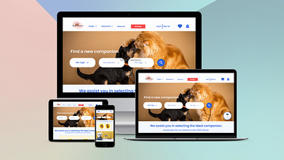 The House Of Bow Meow Responsive Website animation branding graphic design logo ui ux