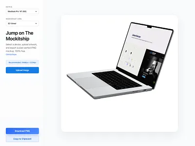 Make Your Own Device Mockup Generator 3d corporate design devices freebie graphic assets iphone 3d macbook mockup vibe coding