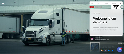 Wordpress TV Station and Shop Theme azuracast fediverse hosting live streaming logo open source owncast roku ui wordpress