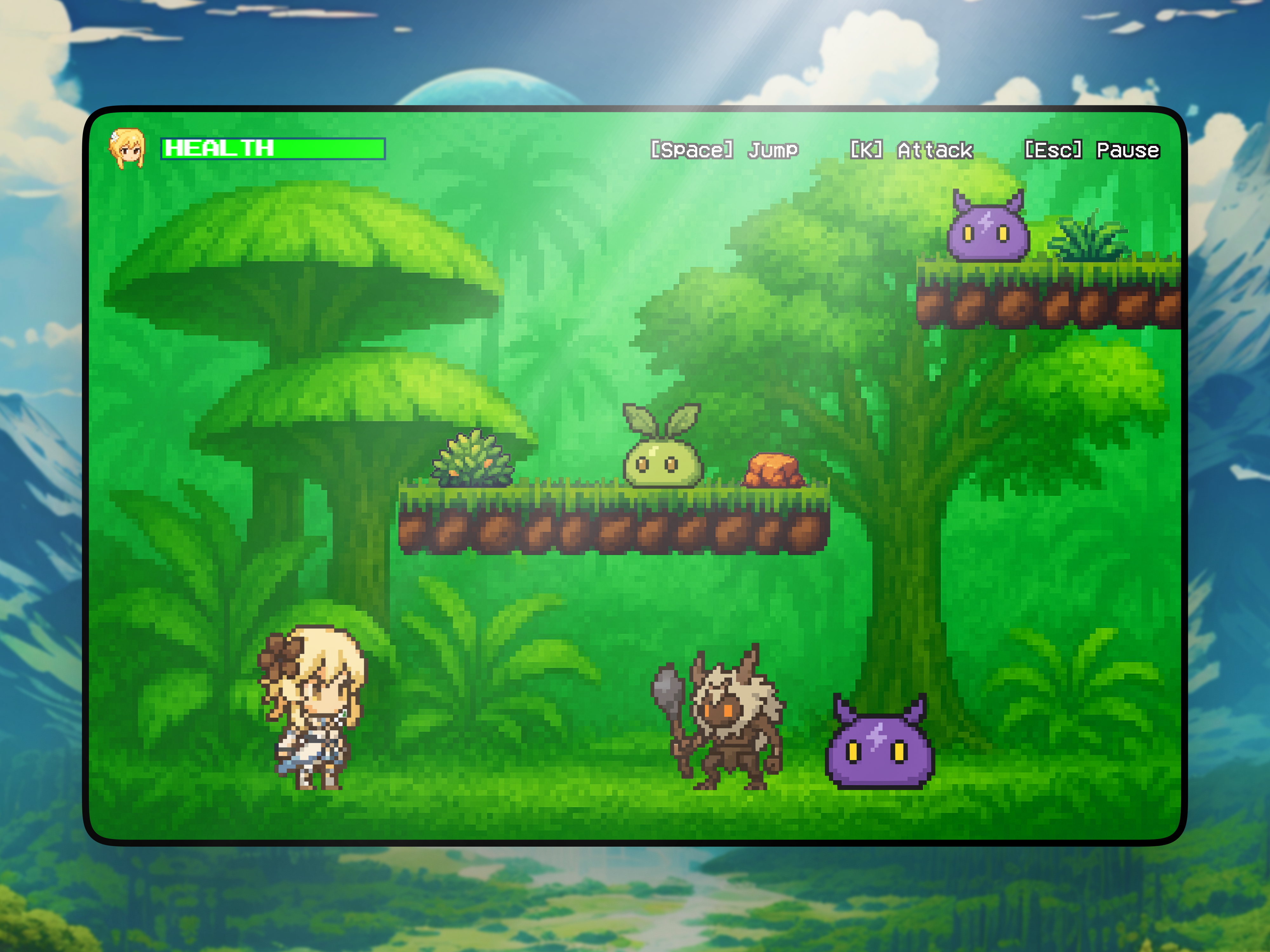 Genshin Impact - Reimagined in Pixel Art figma game design game ui genshin impact pixel pixel art pixel game ui uiux uiuxdesign ux