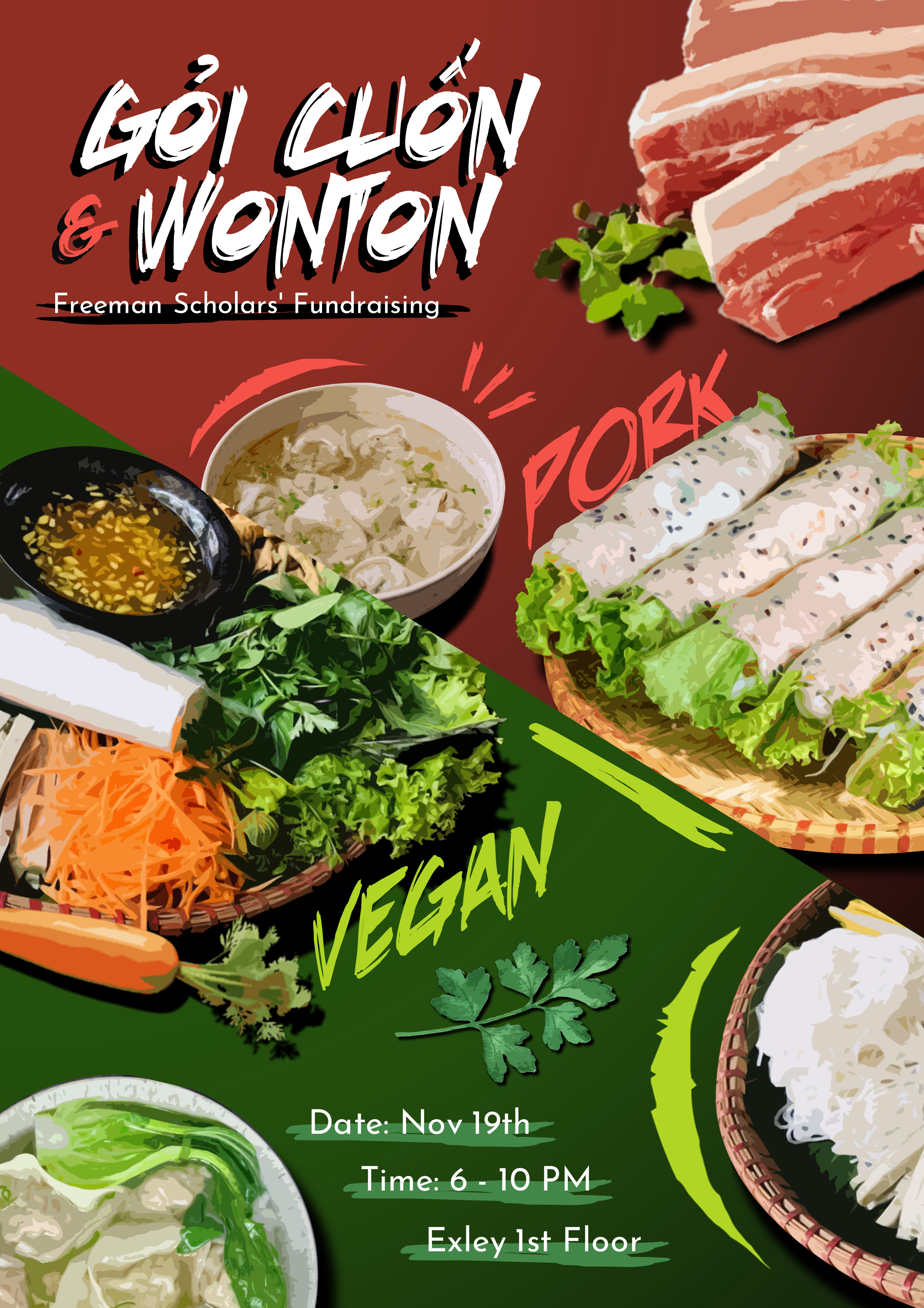 Poster - Food Event branding graphic design