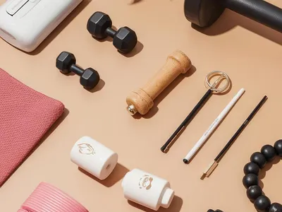 Fitness Flat Lay 2 branding design graphic design illustration logo