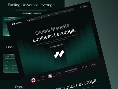 Avantis – AI-Powered Global Trading Platform ai driven market ai market detection concept ai powered crypto platform ai trend prediction dashboard crypto analytics website crypto data analytics platform crypto trend tracker ui defi dashboard finance app fintech crypto web design modern crypto dashboard product design web design