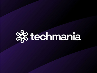 techmania - abstract tech logo design abstract logo ai logo artificial intelligence branding geometric identity logo logo design modern modern logo spark spark logo symbol techmania