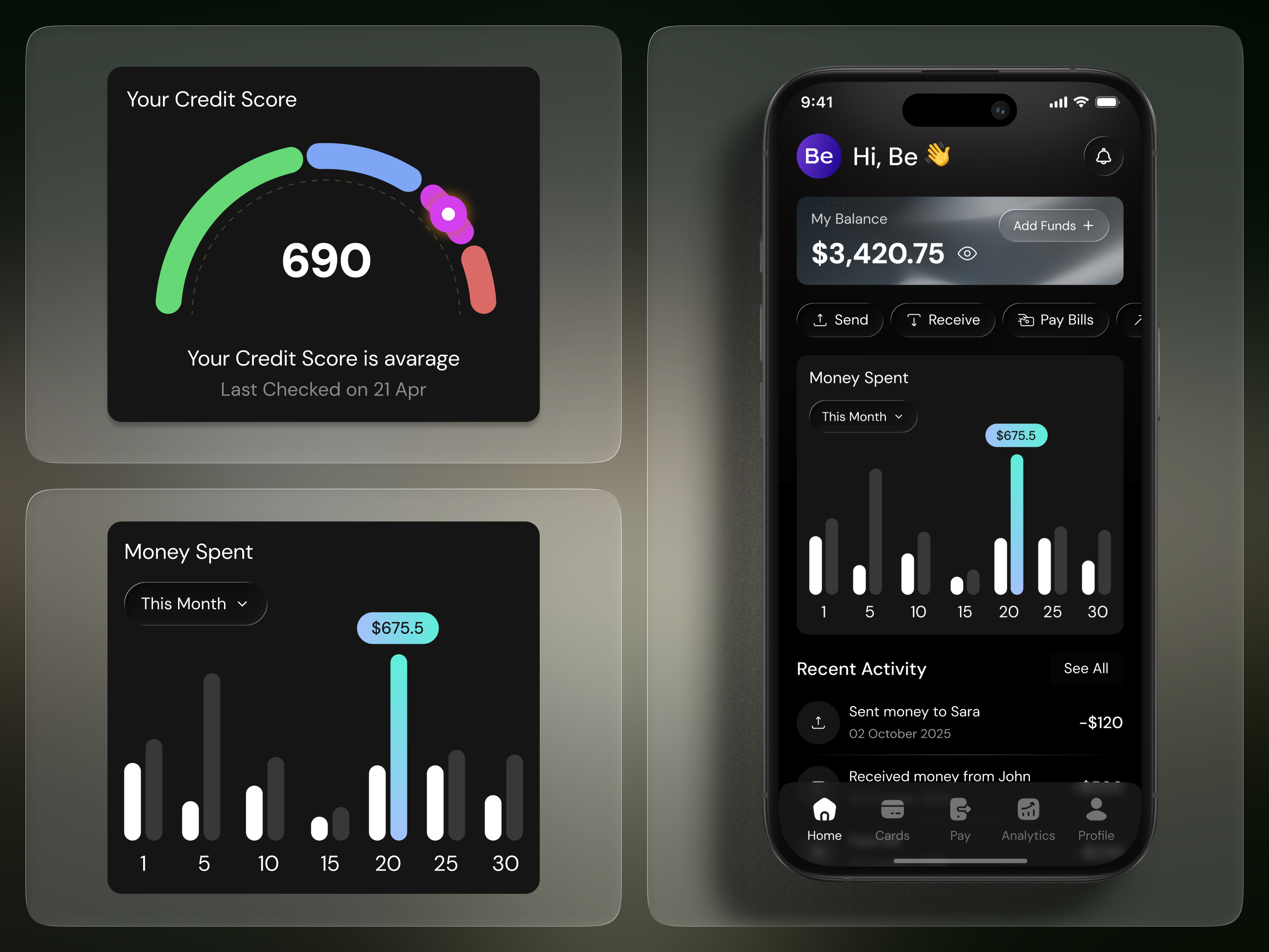 Example of Professional Mobile App UI/UX Design