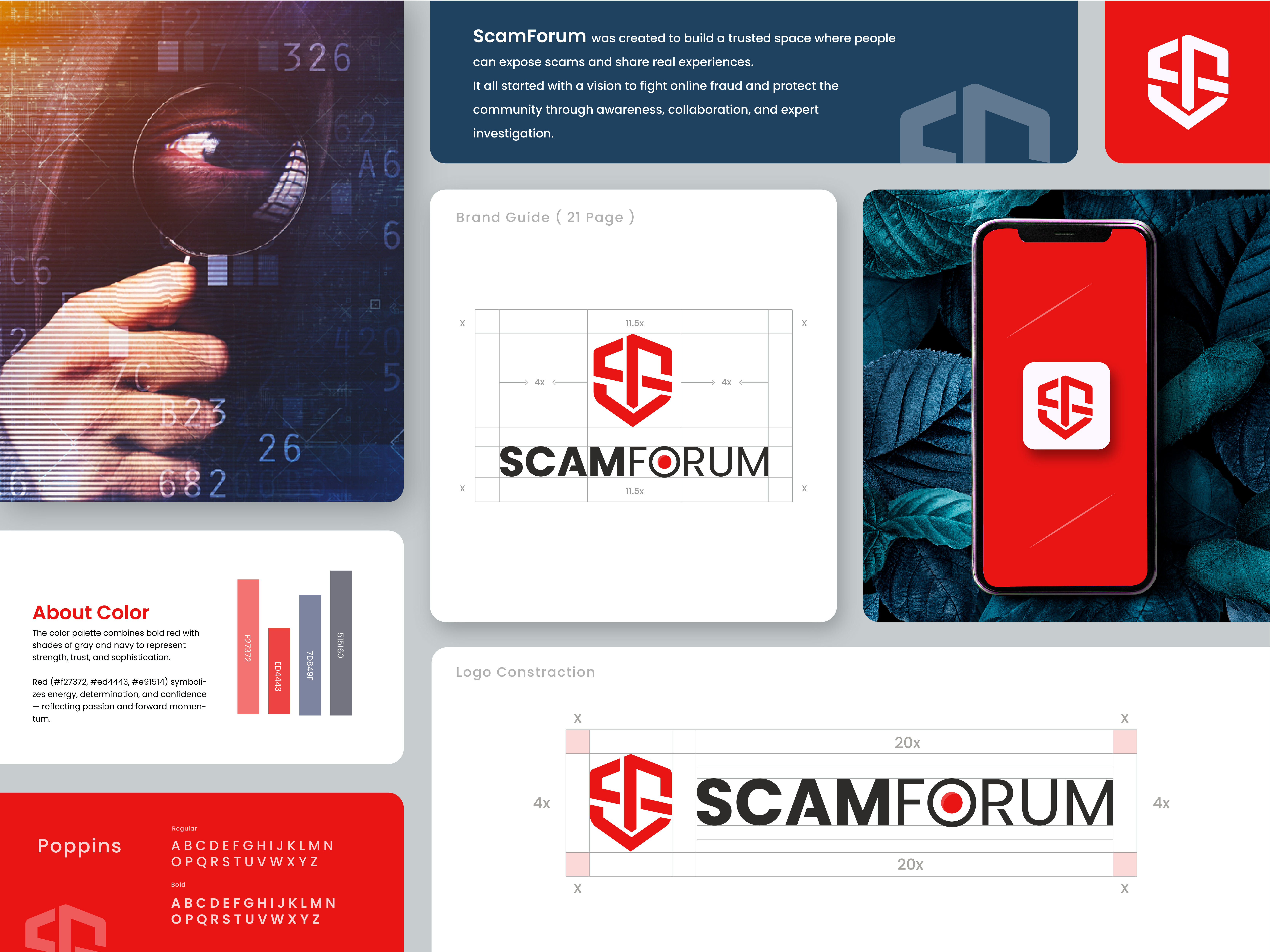 Brand Guidelines brand guidelines brand identity branding clean logo community logo creative logo flat logo forum logo graphic design letter logo letter sf logo logo design logo designer modern logo saas logo scam forum startup logo tech logo unique logo