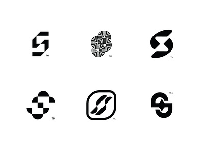 Letter S Logo Concepts // Logos For Sale abstract s brand mark branding initials innovative letter s letter s logo lettermark logo design logo for sale logo mark logocollection logofolio minimalist s logo s logos