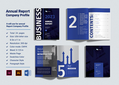 Annual Report, Company Profile advertisement annual report annual report design. banner design branding bundle template business conference company profile design company profile template conference print template bundle graphic design illustration