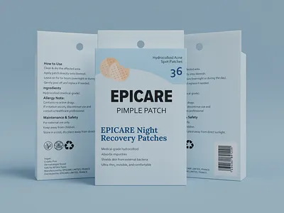 Modern & Functional Pimple Patch Box Design By Hussnain Ali branding and packaging expert creative packaging design custom label design eco friendly packaging design freelance label designer graphic designer packaging label and packaging branding label design label designer luxury packaging design minimalist packaging design modern packaging labels packaging design packaging designer packaging identity design product label specialist product packaging mockup professional packaging designer unique label design ideas