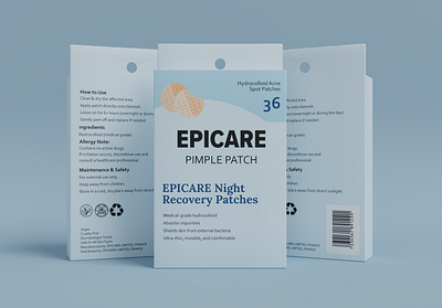 Modern & Functional Pimple Patch Box Design By Hussnain Ali branding and packaging expert creative packaging design custom label design eco friendly packaging design freelance label designer graphic designer packaging label and packaging branding label design label designer luxury packaging design minimalist packaging design modern packaging labels packaging design packaging designer packaging identity design product label specialist product packaging mockup professional packaging designer unique label design ideas