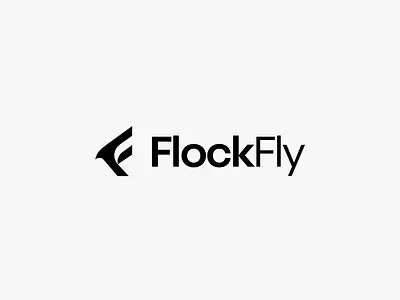 Flock Fly Logo Design bird bird logo branding creative creative logo delivery logo design f bird logo fly bird fly logo fly logo design house fly logo identity letter f logo logo design logodesign logotype minimal minimal logo
