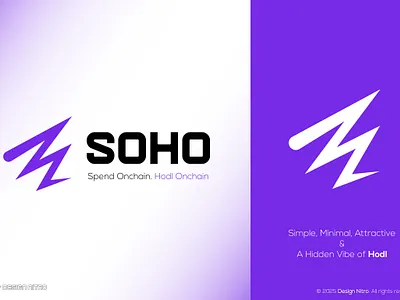 SOHO- The Future of Crypto attractive logo brand guidelines brand identity branding crypto design digital marketing graphic design logo logo design minimal trading trading logo ui