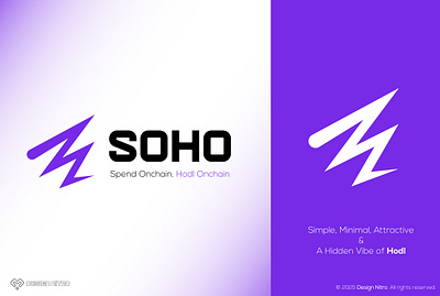 SOHO- The Future of Crypto attractive logo brand guidelines brand identity branding crypto design digital marketing graphic design logo logo design minimal trading trading logo ui
