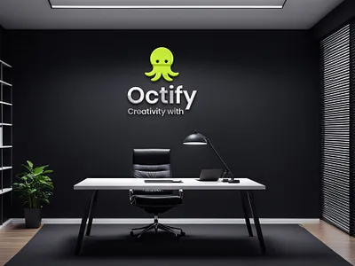Octopus Logo design 3d branding graphic design logo modern logo motion graphics octify logo