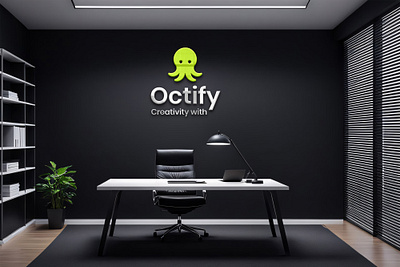 Octopus Logo design 3d branding graphic design logo modern logo motion graphics octify logo