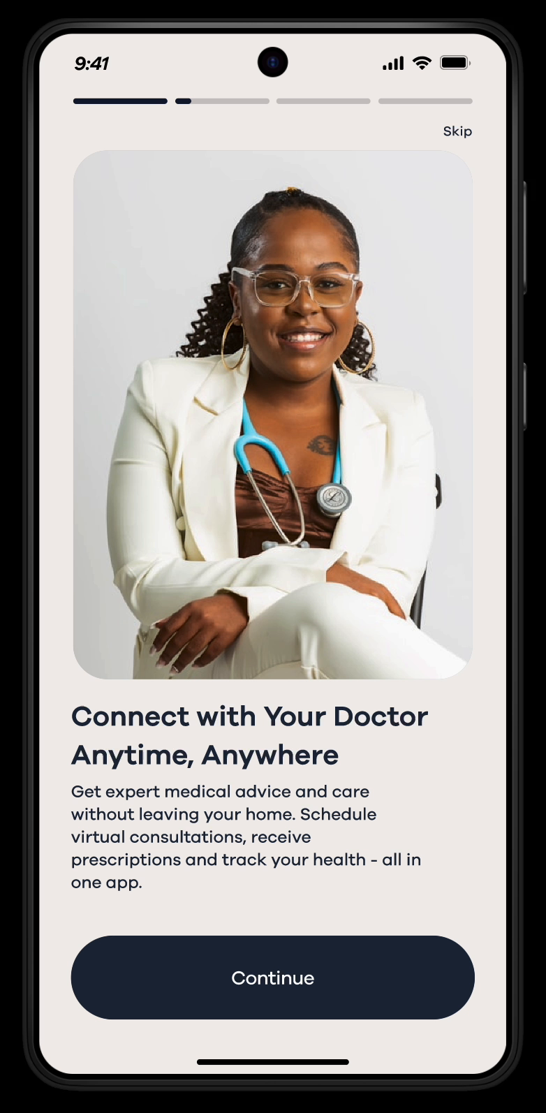 Example of Doc App: Doctor’s Appoint. App UI Design